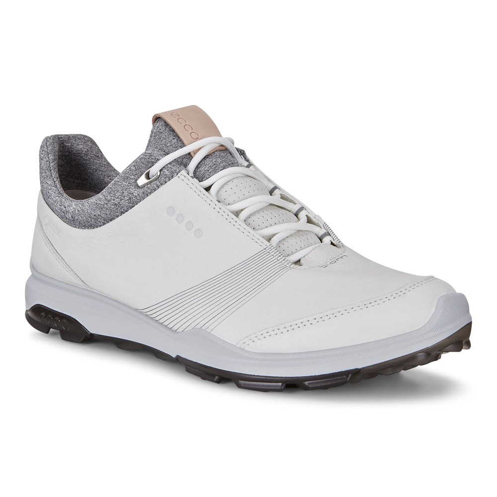 ECCO Womens Golf Shoes White - Biom Hybrid 3 Gtx - OYP-941835